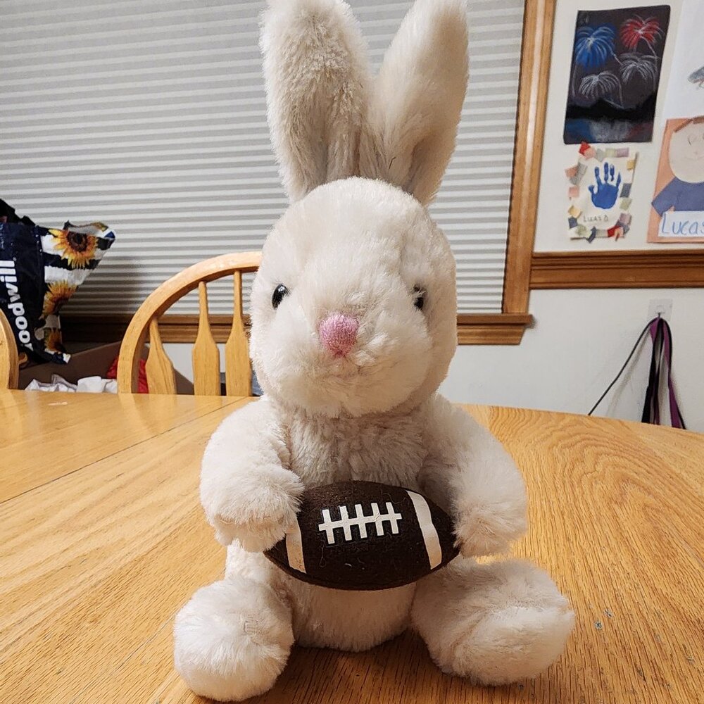 DanDee Collector's Choice Football Bunny Stuffed Animal Toy